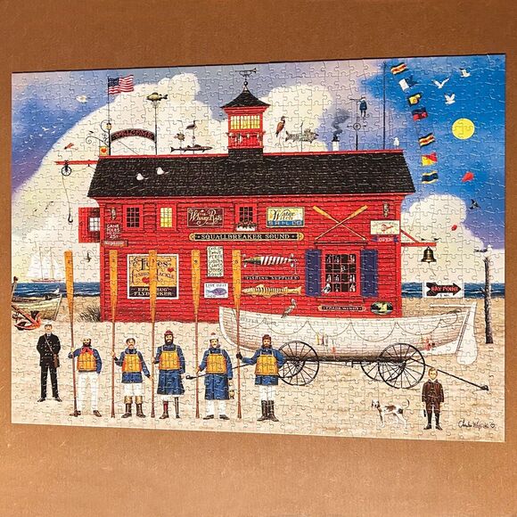 Charles Wysocki The Sea Buglers 1000 Piece Puzzle Buffalo Games - Complete - Picture 2 of 8